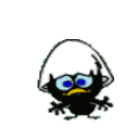 Gif animé Caliméro saute